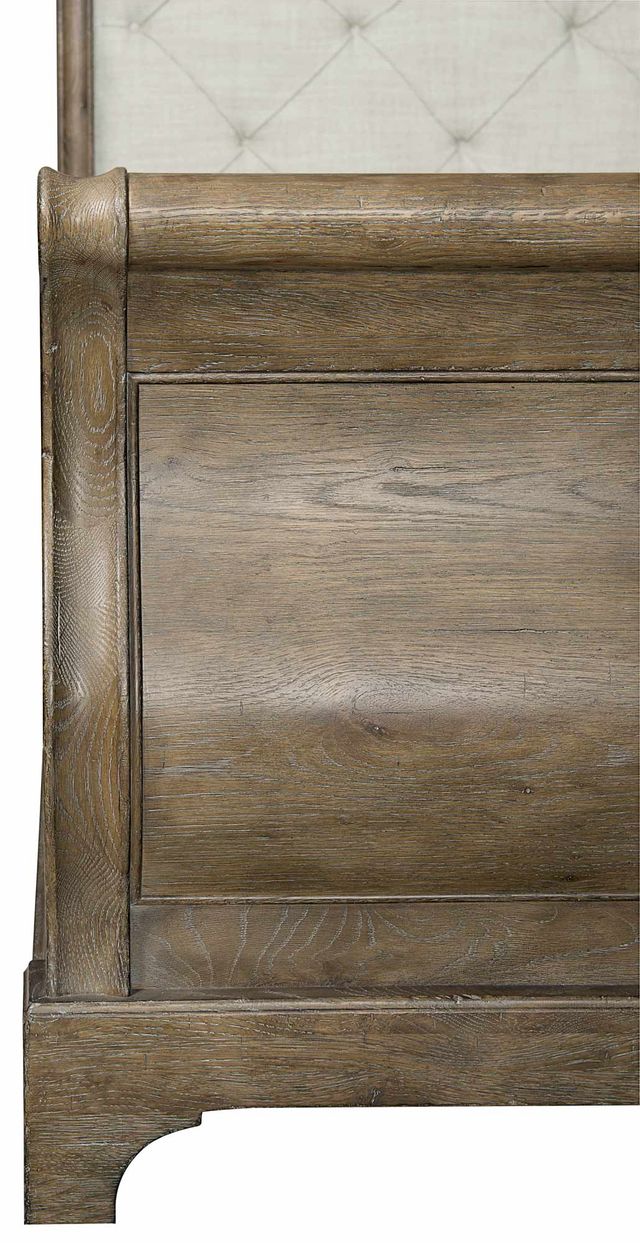Bernhardt Rustic Patina Upholstered Queen Sleigh Bed-2