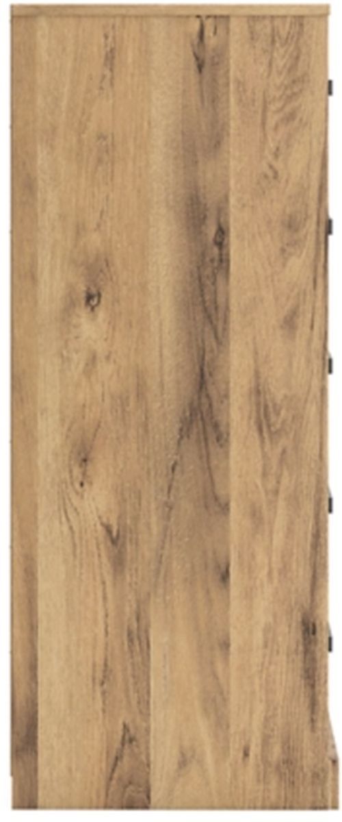 Signature Design by Ashley® Larstin Golden Rustic Five Drawer Chest-4