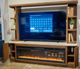 Signature Design by Ashley® Hadonna Brown XL TV Stand with Fireplace-1