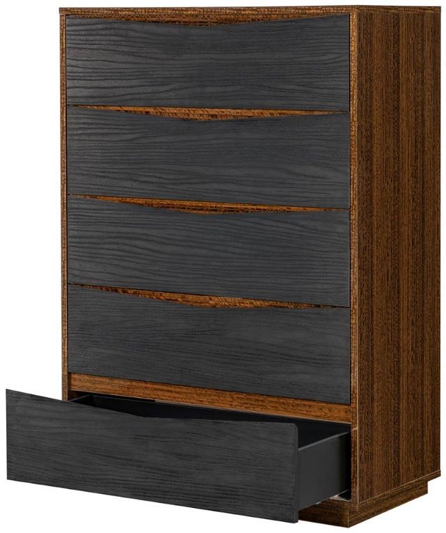 Michael Amini® Kayner Charcoal 5-Drawer Chest-3