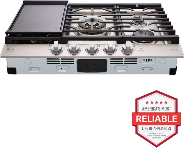 LG Studio 30" Stainless Steel Gas Cooktop -1