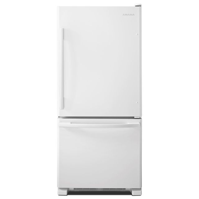 Amana® 18.67 Cu. Ft. White Bottom Freezer Refrigerator