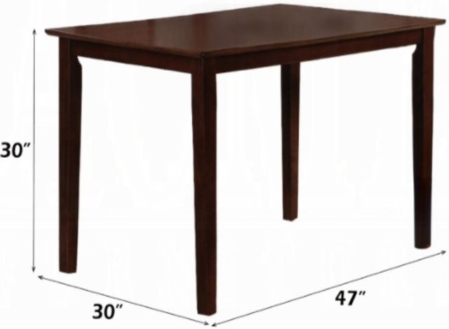 ACME Furniture Samuel 5-Piece Beige/Espresso Dining Set-2