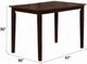 ACME Furniture Samuel 5-Piece Beige/Espresso Dining Set-2