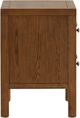 Dovetail Furniture Torrance Dark Brown Nightstand-3