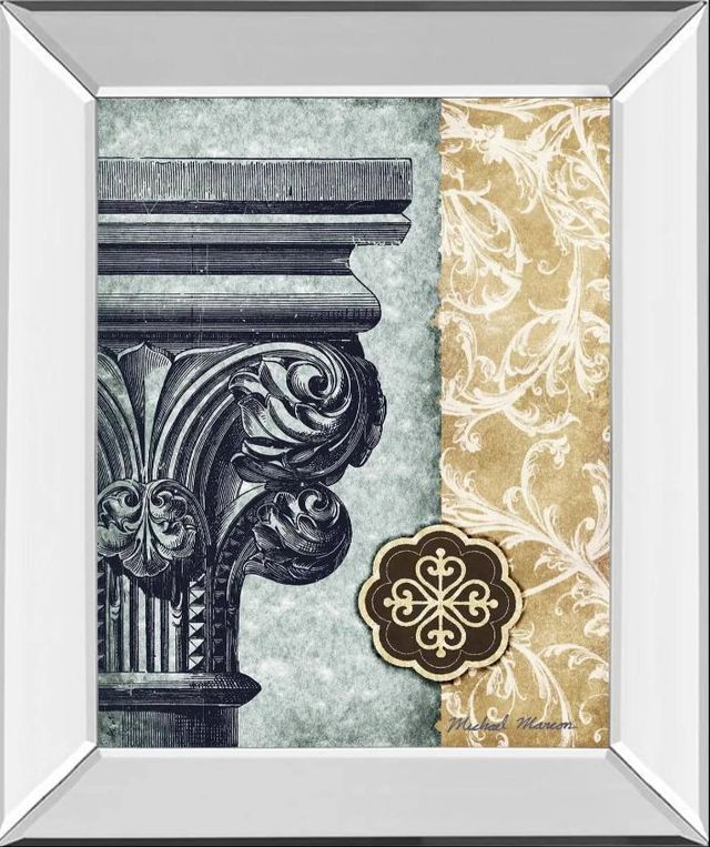 Classy Art Romanesque II by Michael Marcon Mirror Framed Wall Art-0