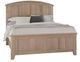 Vaughan-Bassett Woodbridge Shadow Gray Arched King Panel Bed-0
