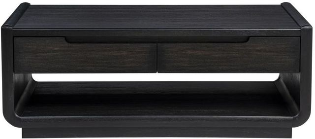 Coaster® Leandro Burnished Black Coffee Table-3
