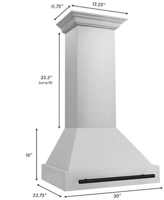 ZLINE Autograph Edition 30" Stainless Steel Wall Mounted Range Hood -2