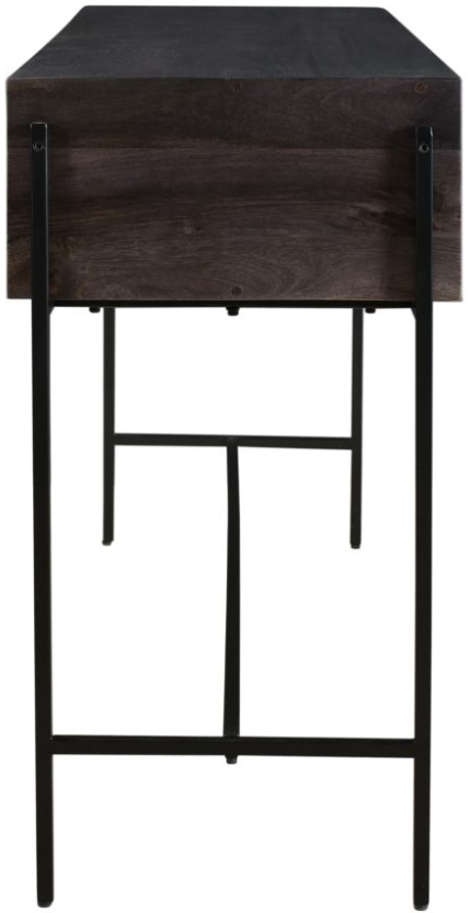 Moe's Home Collection Tobin Brown Console Table with  Iron Base-3