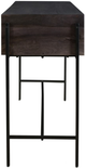 Moe's Home Collection Tobin Brown Console Table with  Iron Base-3