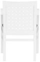Linon Wendy Dark Gray/White Upholstered Arm Chair-5