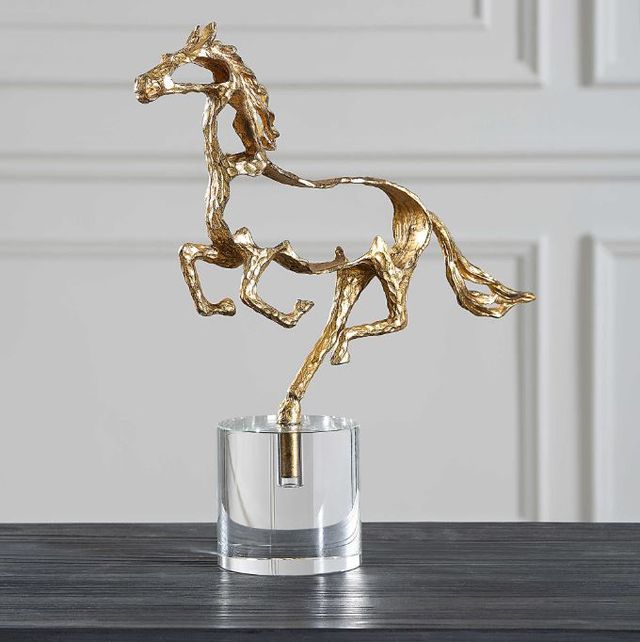 Uttermost® Gallop Gold Sculpture-1