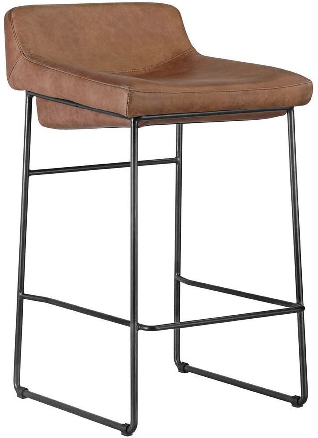 Moe's Home Collection Starlet 2 Piece Cappuccino Counter Stool-1