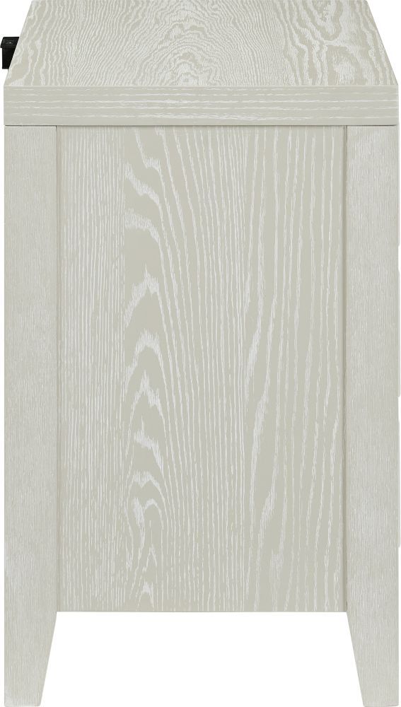 Emerald Home Woodinville Gypsum Whitewash Nightstand-0