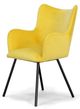 VIG Furniture Modrest Barrett Black/Yellow Dining Chair-4