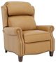 BarcaLounger® Meade Santa Fe Brandy Leather Manual Recliner-0