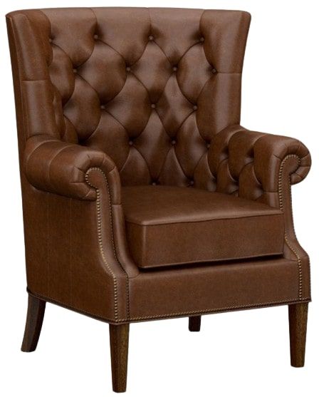 Lexington Home Customizable Suffolk Leather Chair-0