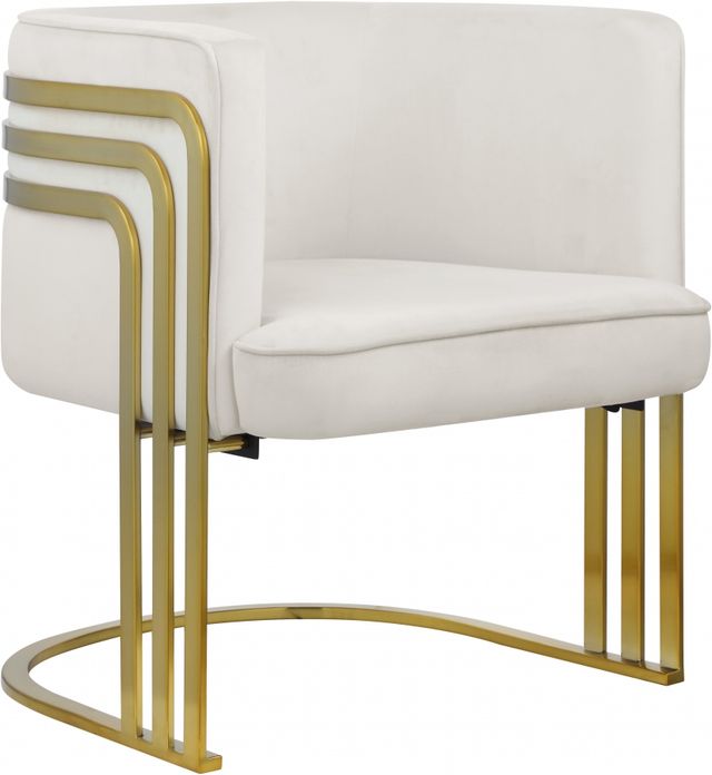 Meridian Furniture Rays Cream Accent Chair-0