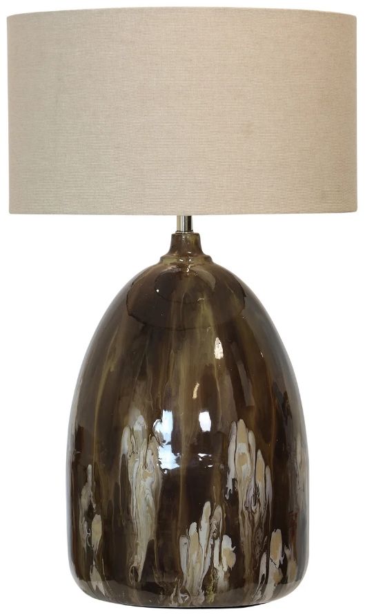 Harp & Finial® Bryford Chocolate Table Lamp-0