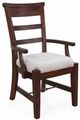 Sunny Designs™ Tuscany Beige/Vintage Mocha Dining Arm Chair-0