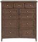Whittier Wood® Furniture McKenzie Caffe 11-Drawer Chest-2