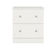 Perdue Woodworks Essential White 2-Drawer Nightstand-1