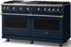 Viking® 5 Series 60" Slate Blue Pro Style Gas (LP) Range with Brushed Brass Trim-2