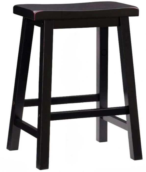 Powell® Beamon Black Counter Stool-0