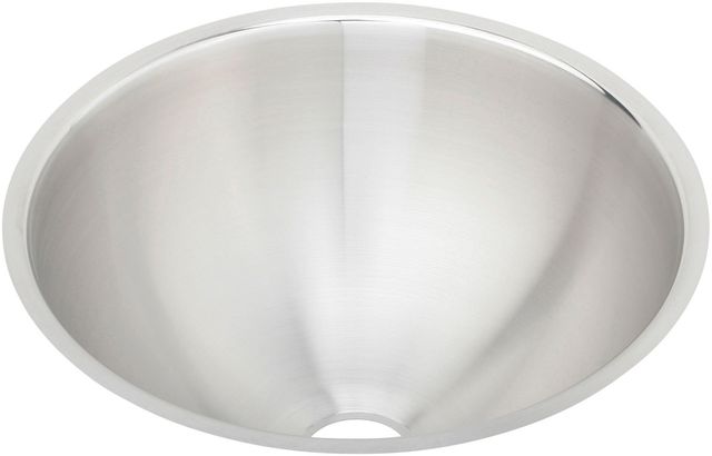 Elkay Asana® Lustrous Satin 18-3/8" Single Bowl Undermount Bathroom Sink with Overflow-0
