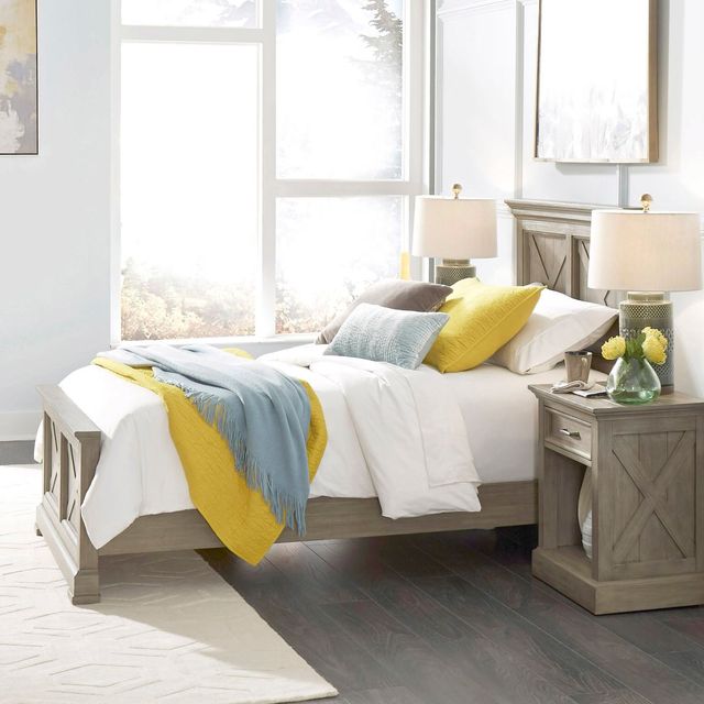 homestyles® Mountain Lodge 2-Piece Gray Twin Bedroom Set-1