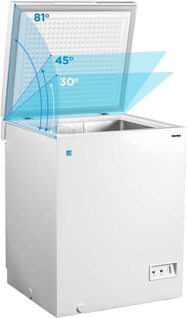 Danby® 26" 5 Cu. Ft. White Chest Freezer-2