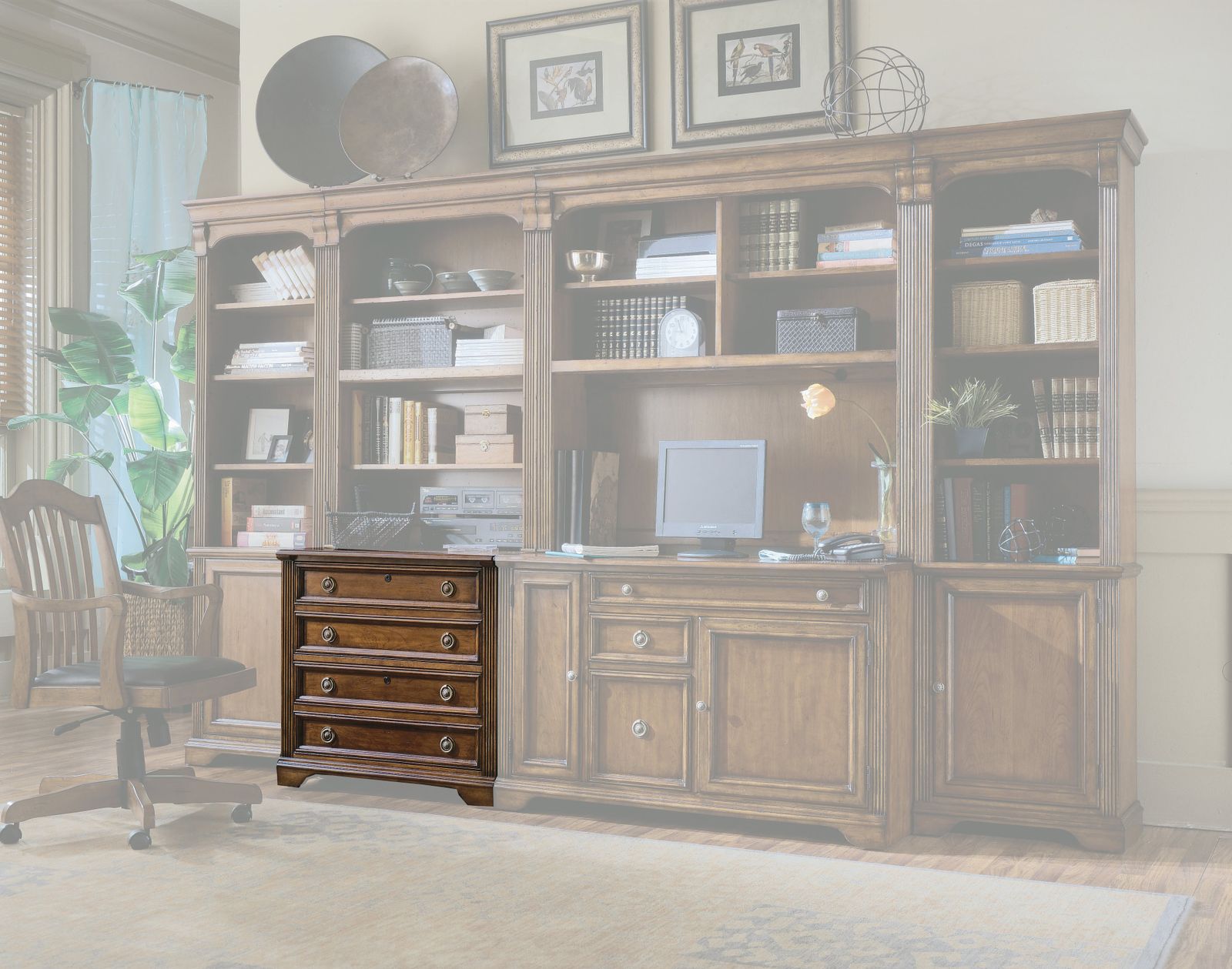 Hooker® Furniture Brookhaven Brown Lateral File