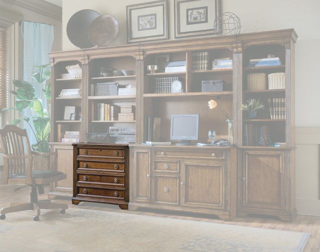 Hooker® Furniture Brookhaven Brown Lateral File-0