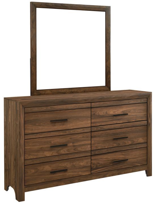New Classic® Home Furnishings Biscayne Sable Dresser and Mirror-0