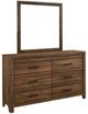 New Classic® Home Furnishings Biscayne Sable Dresser and Mirror-0