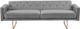 A & B Home Alicia Gold/Gray Sofa Bed-3