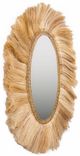 TOV Furniture Tribal Natural Abaca Grass Wall Mirror-3