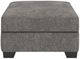 Benchcraft® Olten Graphite Oversized Accent Ottoman-1