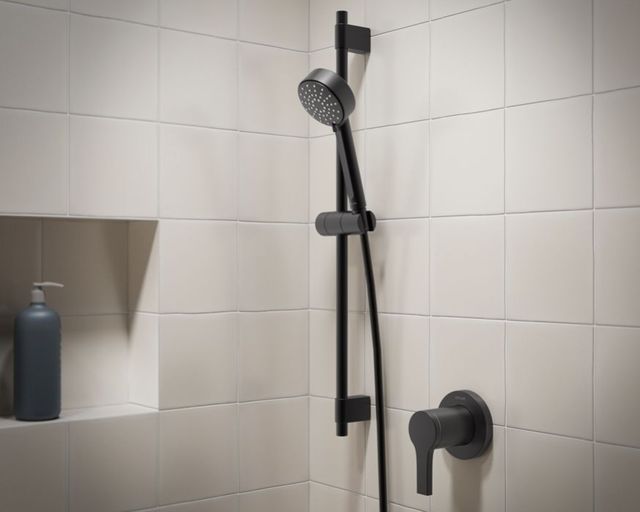 KOHLER® Elate® Matte Black 1.75 GPM 28" 3-Function Handshower Kit-1