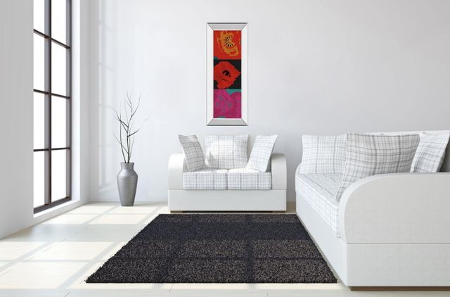 Classy Living Li-Legger, D Pop Poppies Vivid Trio Bloom Wall Art-1