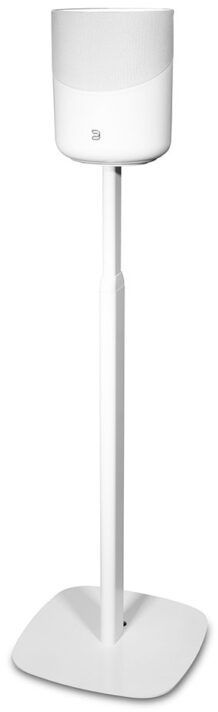 Bluesound Satin White Adjustable Speaker Floor Stand