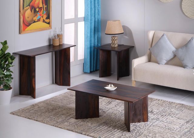 Jaipur Furniture Bardell Pacific Steel Coffee Table-1