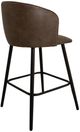 International Furniture Direct Tamesis Brown/Matte Black 30" Barstool-4