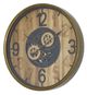 YHD Black/Gold Carved Gear Clock-2