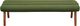 Moe's Home Collection Arlo Dark Green Bench-1