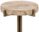 Dovetail Furniture Hesper Natural End Table with Brass Base-3