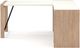 Sauder® Dixon City® Brushed Oak™ L-Shaped Desk-1