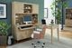 aspenhome® Maddox Biscotti Modular Corner Desk with Hutch-1