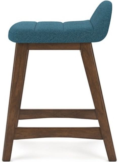 Signature Design by Ashley® Lyncott Blue Counter Bar Stool-3